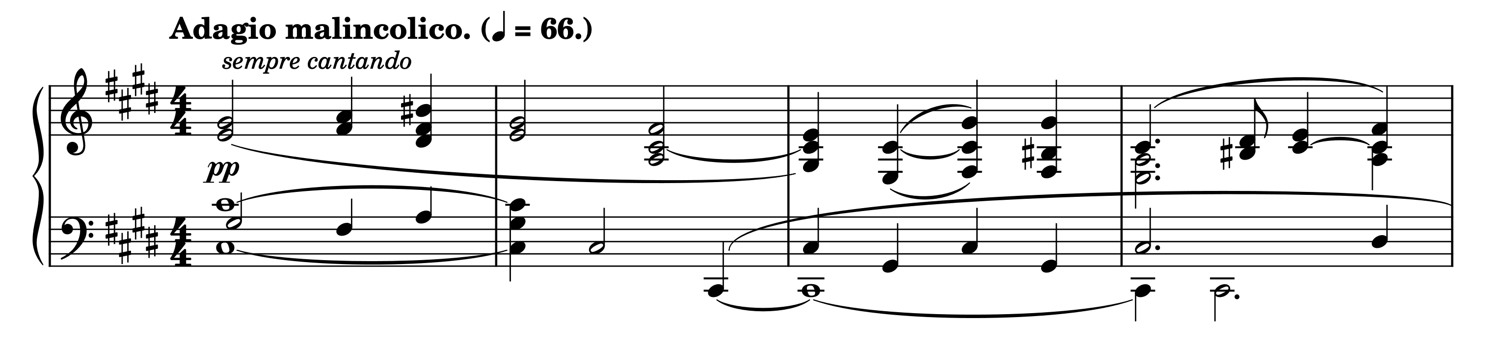 Excerpt of Theme Op. 60
