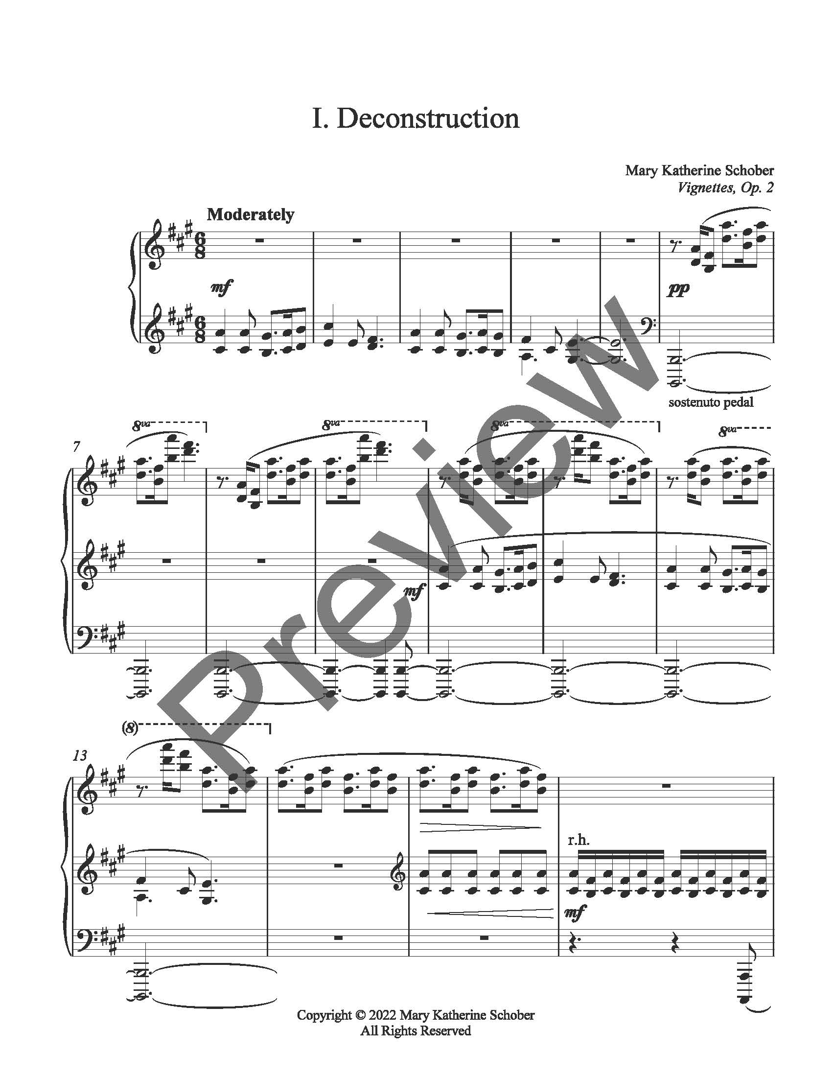 Vignettes, Op. 2